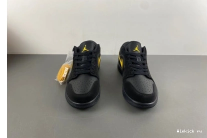 'Black Air Jordan Gold' University Low 1 1107